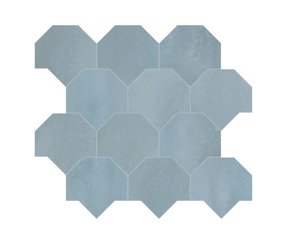 Vulcanica | Azul Tessere Scaglie 43,9x49,3 | Baldosas de cerámica | Marca Corona