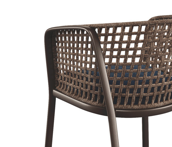 Carousel Alu-square twist rope armchair | 1213 | Chairs | EMU Group