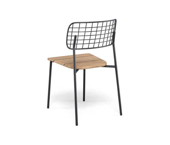 Lyze Chair with teak seat I 615-82 | Chaises | EMU Group