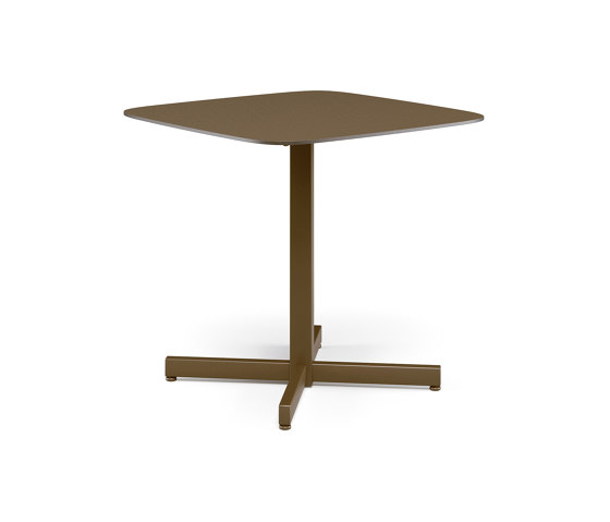 Shine 2/4 seats HPL top square table | 254+256 | Dining tables | EMU Group
