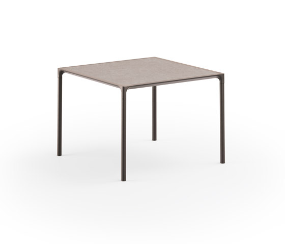 Terramare 4 seats stoneware top square table | 720 | Dining tables | EMU Group