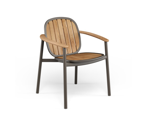 Twins Alu-teak armchair | 6041 | Chairs | EMU Group