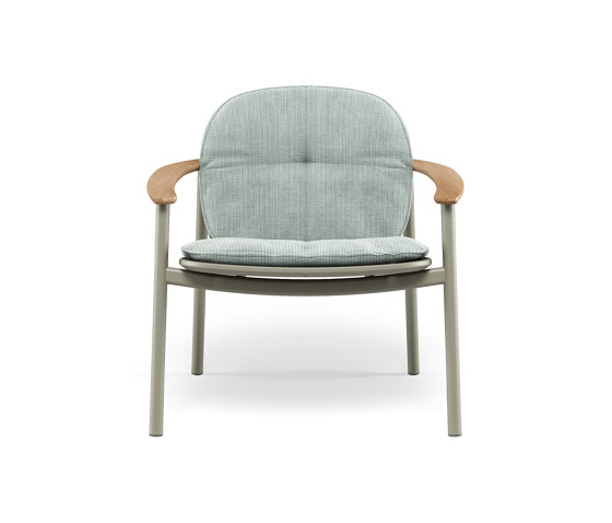 Twins Alu-teak lounge chair | 6042 | Armchairs | EMU Group