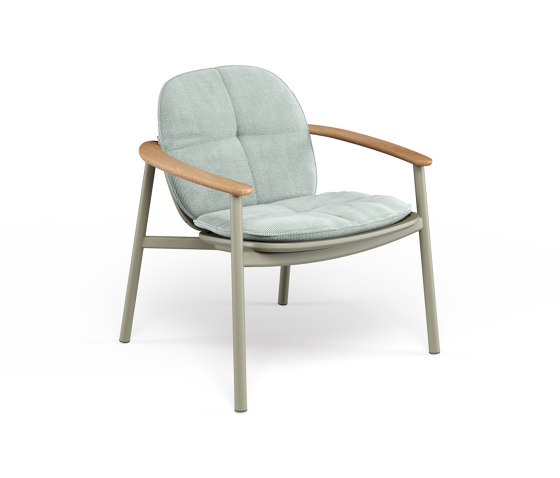 Twins Alu-teak lounge chair | 6042 | Fauteuils | EMU Group