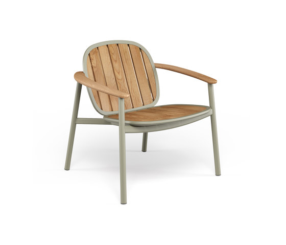 Twins Alu-teak lounge chair | 6042 | Poltrone | EMU Group