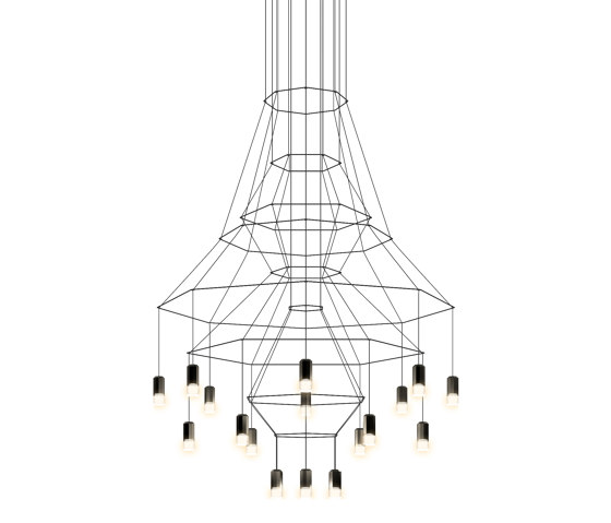 Wireflow Chandelier 0315 Lampes suspendues | Suspensions | Vibia