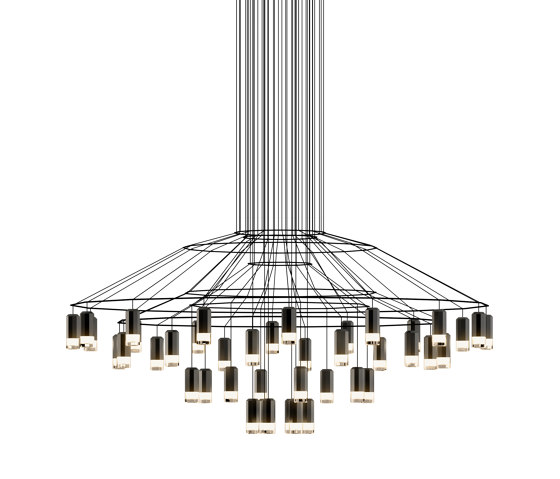 Wireflow Chandelier 0376 Hanging lamp | Suspended lights | Vibia