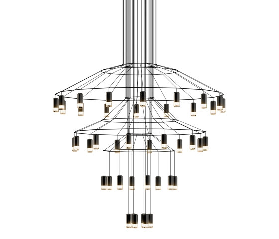 Wireflow Chandelier 0377 Hanging lamp | Suspended lights | Vibia