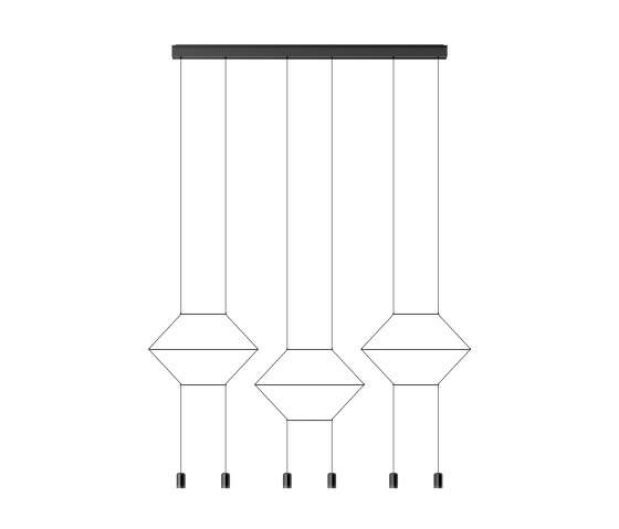 Wireflow Lineal 0325 Hanging lamp | Suspended lights | Vibia