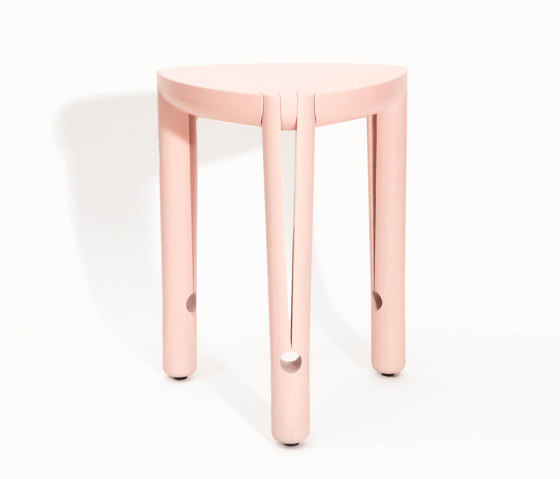 Chopstick Stool Light Rosé | Stools | TUG Studio