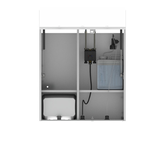 SWAR 700 - Behind the Mirror Soap Water Air | Robinetterie pour lavabo | Stern Engineering