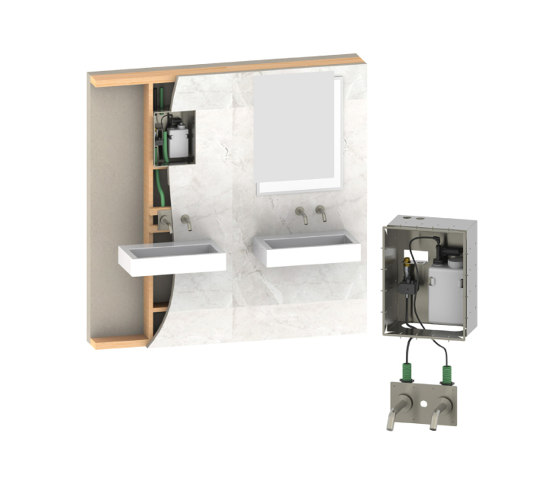 Recessed Mounting Duo | Wash basin taps | Stern Engineering