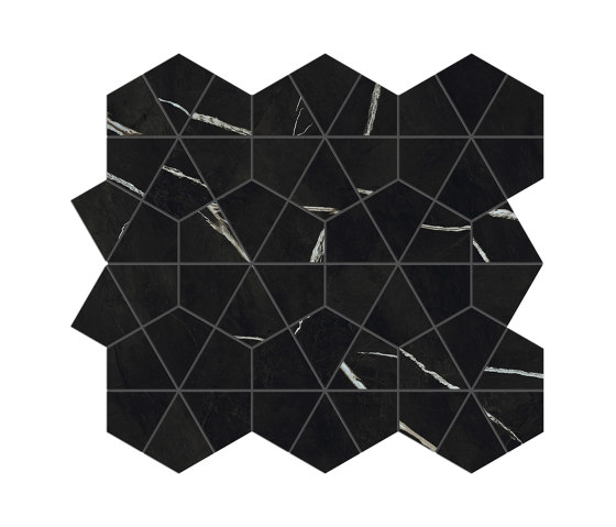 Marvel Meraviglia Black Origin Diamond Lapp. | Piastrelle ceramica | Atlas Concorde