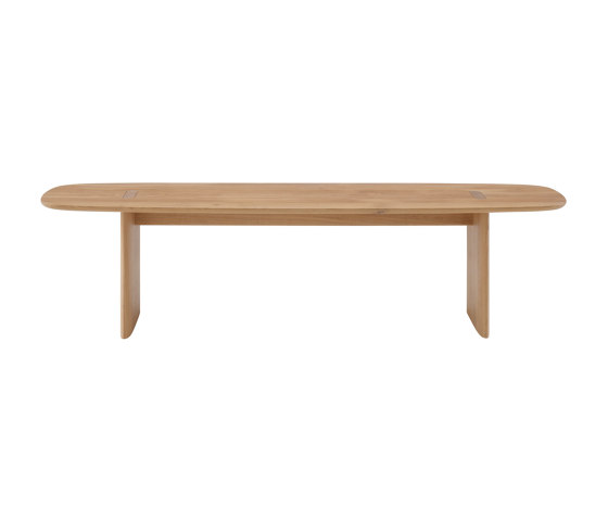 Intervalle | Bench Solid Whitened Oak From Stock | Benches | Ligne Roset
