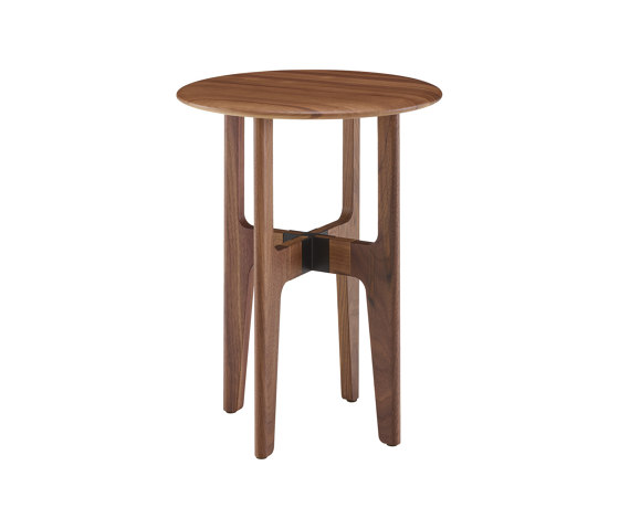 Nodum | Occasional Table Solid American Walnut Hight Version | Side tables | Ligne Roset