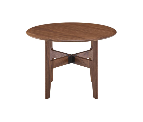 Nodum | Occasional Table Solid American Walnut Low Version | Coffee tables | Ligne Roset
