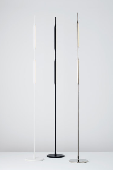 Reed Floor Light matt-white powdercoat | Standleuchten | Tom Kirk Lighting