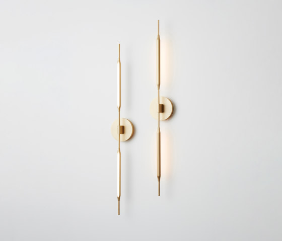 Reed Wall Light brushed brass | Lampade parete | Tom Kirk Lighting