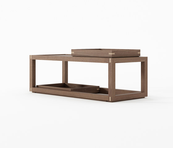 Up & Down COFFEE TABLE TYPE 2 WITH 2 SMALL TRAYS | Mesas de centro | Karpenter