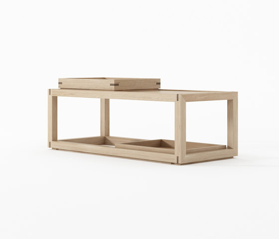 Up & Down COFFEE TABLE TYPE 2 WITH 2 SMALL TRAYS | Tavolini bassi | Karpenter