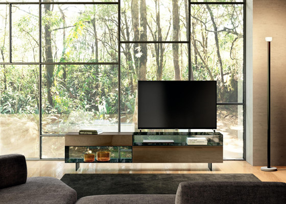 36e8 Glass Tv Unit - 2150 | Sideboards / Kommoden | LAGO