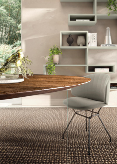 Air Slim Round Table - 2260W | Dining tables | LAGO