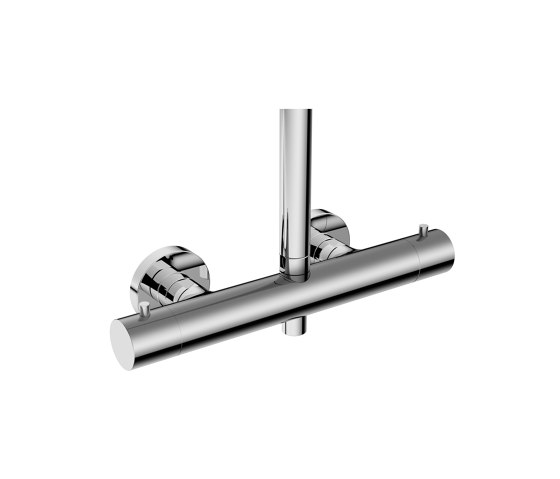 Shower system white thermostat SAFE-TEC chrome-plated | Grifería para duchas | Vigour