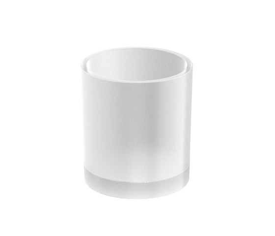 Replacement inverted cup white satin finish | Portasapone liquido | Vigour