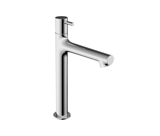 Single-lever wall mixer white XL without chrome-plated drain | Robinetterie pour lavabo | Vigour