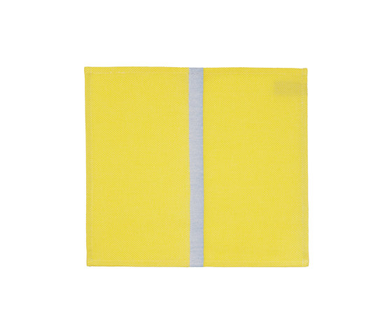 Equipe | Napkin (2 pieces), yellow / white | Complementi tavola | Magazin®