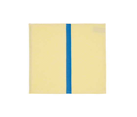 Equipe | Napkin (2 pieces), yellow / white | Dining-table accessories | Magazin®