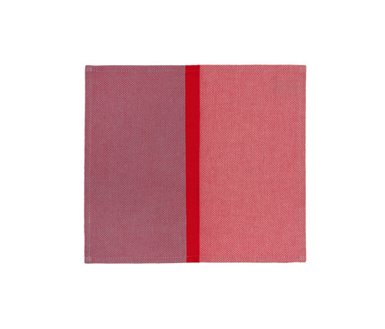 Equipe | Napkin (2 pieces), red / light red | Complementi tavola | Magazin®