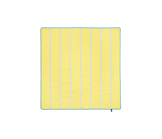 Equipe | Tablecloth, square, yellow / white | Accesorios de mesa | Magazin®