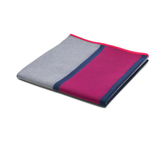 Equipe | Tablecloth, round, blue / pink | Complementi tavola | Magazin®