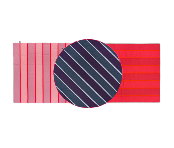 Equipe | Tablecloth, round, blue / pink | Accesorios de mesa | Magazin®
