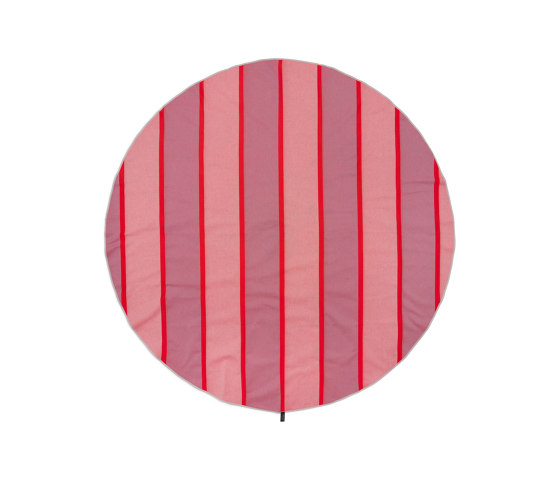 Equipe | Tablecloth, round, red / light red | Dining-table accessories | Magazin®