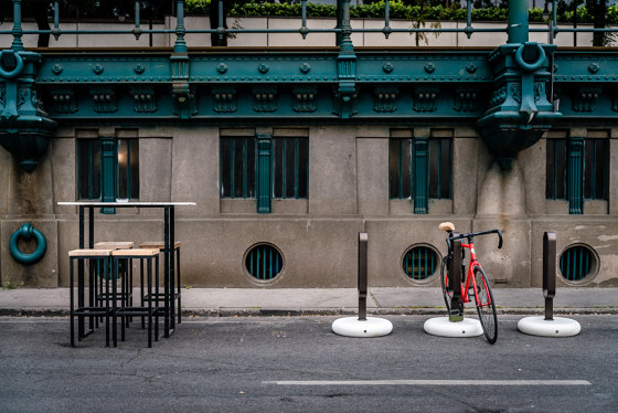 Monó | Mobile bicycle rack | Barandillas de aparcamiento de bicicletas | VPI Concrete
