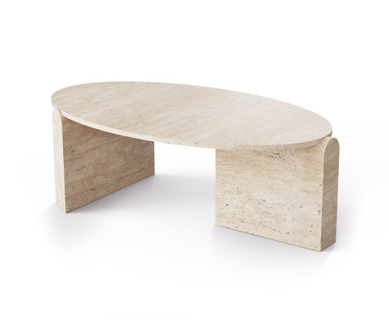 Jean travertine center table | Tables basses | Mambo Unlimited Ideas