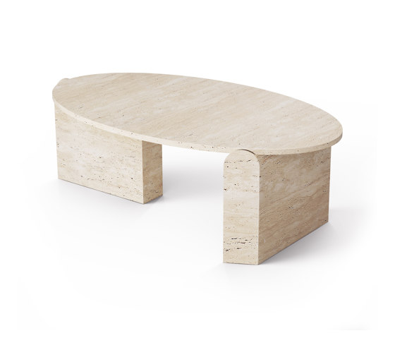 Jean travertine center table | Coffee tables | Mambo Unlimited Ideas