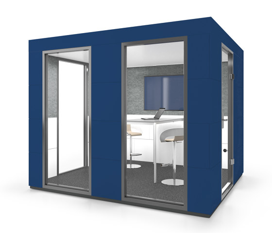 Conference Unit | Gential Blue | Soundproofing room-in-room systems | OFFICEBRICKS
