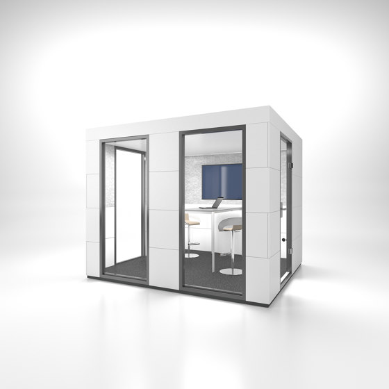 Conference Unit | White | Systèmes d'insonorisation room-in-room | OFFICEBRICKS