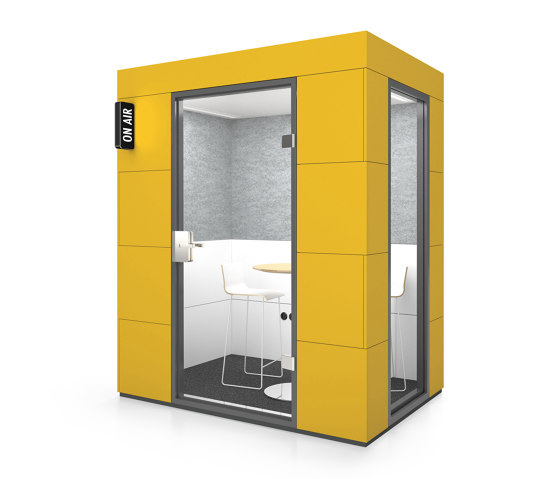 Dialogue Unit | Yellow | Systèmes d'insonorisation room-in-room | OFFICEBRICKS
