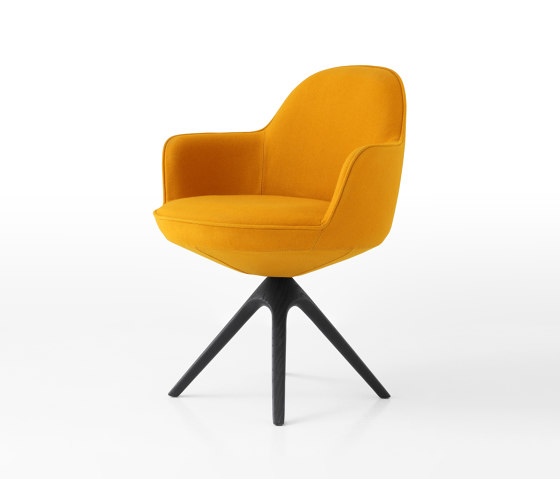 Armchair with 4-spoke base | Stühle | PORRO