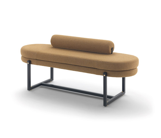 Sigmund Bench -  - Version with roll cushion | Panche | ARFLEX