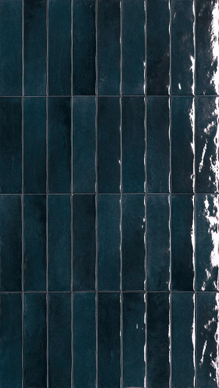 Glim Blu Navy Brillante 6X24 | Ceramic tiles | Fap Ceramiche