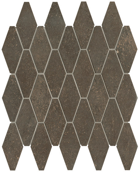 Nobu Cocoa Gres Rombi Mosaico Matt 31X35,5 | Ceramic tiles | Fap Ceramiche