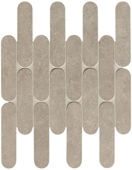 Nobu Grey Curve Mosaico Matt 29X29,5 | Ceramic tiles | Fap Ceramiche