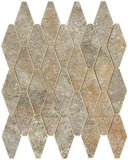 Nobu Slate Gres Rombi Mosaico Matt 31X35,5 | Baldosas de cerámica | Fap Ceramiche