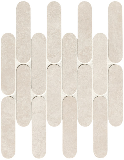 Nobu White Curve Mosaico Matt 29X29,5 | Ceramic tiles | Fap Ceramiche