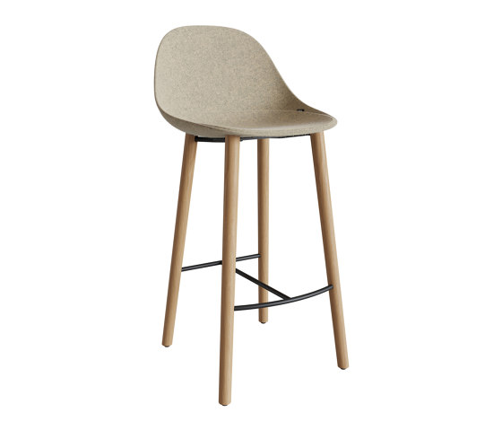 Mate Wood stool | Sgabelli bancone | ENEA